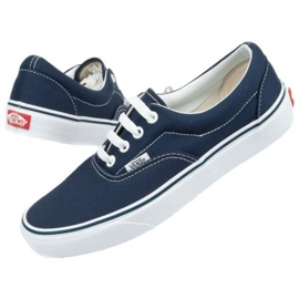 Chaussures Vans Era 0EWZNVY blanche bleu marin 1