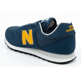 Chaussures New Balance M GM500VC1 bleu marin jaune 4