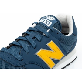 Chaussures New Balance M GM500VC1 bleu marin jaune 5