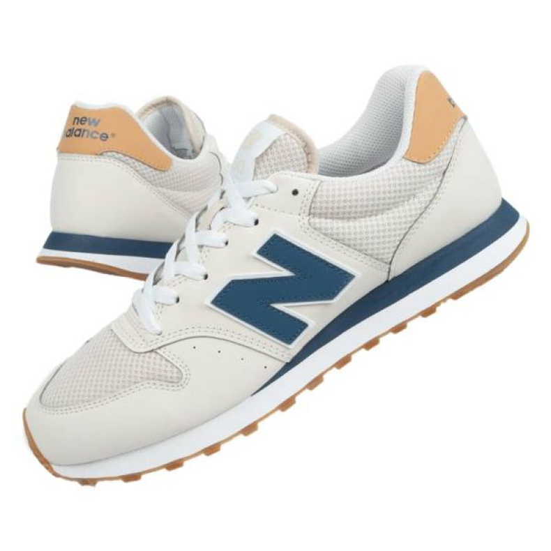 New Balance M Gm500mm1 beige blanche bleu marin 1