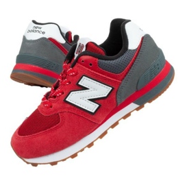 Chaussures New Balance Jr PC574ATG noir rouge gris 1