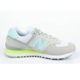 New Balance W WL574SS2 blanche gris vert 3