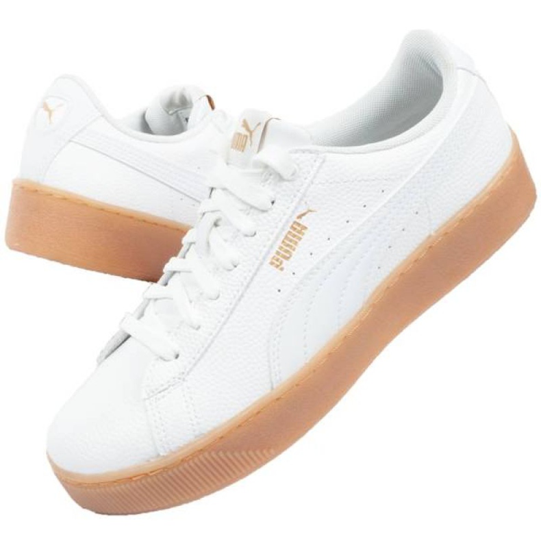 Puma Vikky Plateforme W 366805 01 blanche 1 Puma Vikky Plateforme W 366805 01 blanche 1