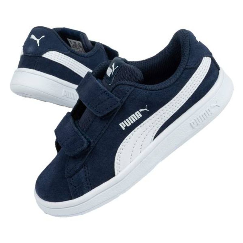 Puma Smash v2 Jr 365178 02 bleu 1