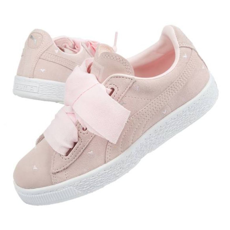 Puma Suede Heart Jr 365136 03 rose 1