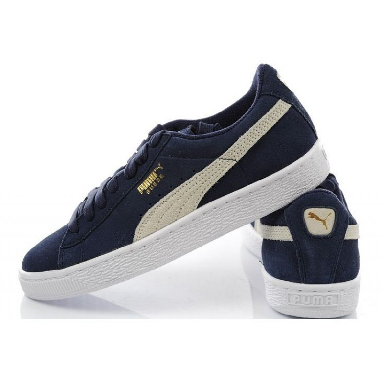Chaussures Puma en daim classique 356568 51 bleu 1