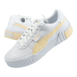 Chaussures Puma Cali W 369155 30 blanche jaune 1 Chaussures Puma Cali W 369155 30 blanche jaune 1