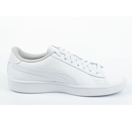 Puma Smash V2 Jr 365170 02 blanche bleu 3