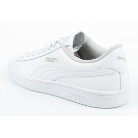 Puma Smash V2 Jr 365170 02 blanche bleu 4