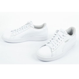 Puma Smash V2 Jr 365170 02 blanche bleu 7