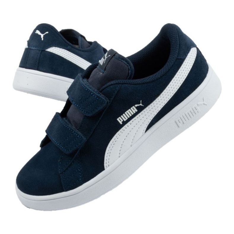 Puma Smash v2 Jr 365177 02 le noir bleu marin 1