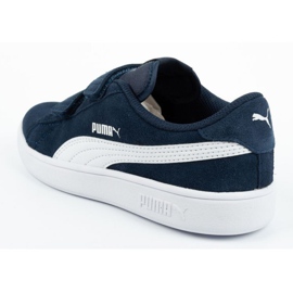 Puma Smash v2 Jr 365177 02 le noir bleu marin 4