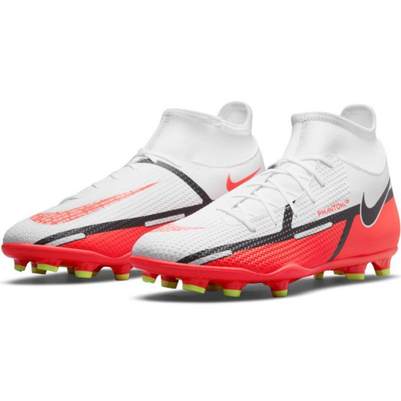 Chaussure de football Nike Phantom GT2 Club Dynamic Fit FG / MG M DC0819 167 jaune, blanc, multicolore blanche 1