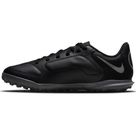 Nike Tiempo Legend 9 Club Tf Jr DA1334 004 chaussures de football noir noir 1