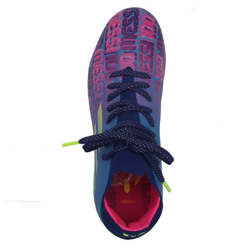 Chaussures de foot Adidas X Speedflow Messi.1 Fg Jr FY6929 bleu marine, violet, bleu, multicolore bleu 1