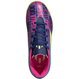 Chaussures de football Adidas X Speedflow Messi.4 In Jr FY6914 multicolore bleu 1