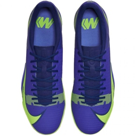 Nike Mercurial Vapor 14 Academy Tf M CV0978 474 chaussures de football bleu vert bleu 1