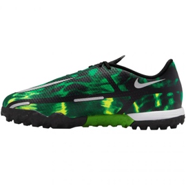 Nike Phantom GT2 Academy Tf Jr DM0739 003 chaussures de football multicolore vert 2