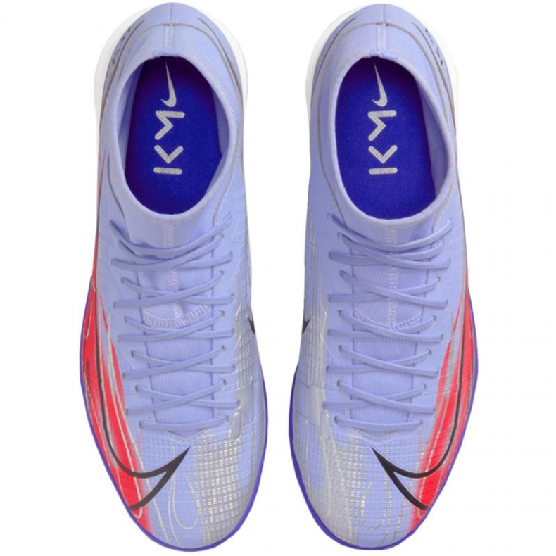 Nike Mercurial Superfly 8 Academy Km Ic M DB2862 506 chaussures de football multicolore, violet roses et violets 1
