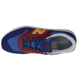Chaussures New Balance M CM997HVM rouge bleu jaune 2