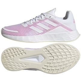 Adidas Duramo Sl KW H04631 chaussures de course blanc rose 1