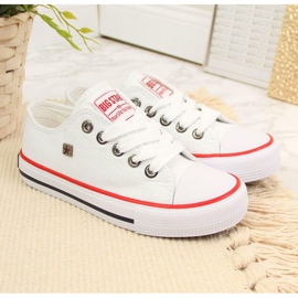 Baskets Big Star Jr FF374200 blanc blanche 2