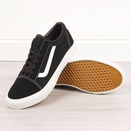 Baskets basses Atletico MATC263B noir et blanc le noir 1