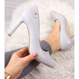 Escarpins sur le poteau Sergio Leone W SK3AD gris 1