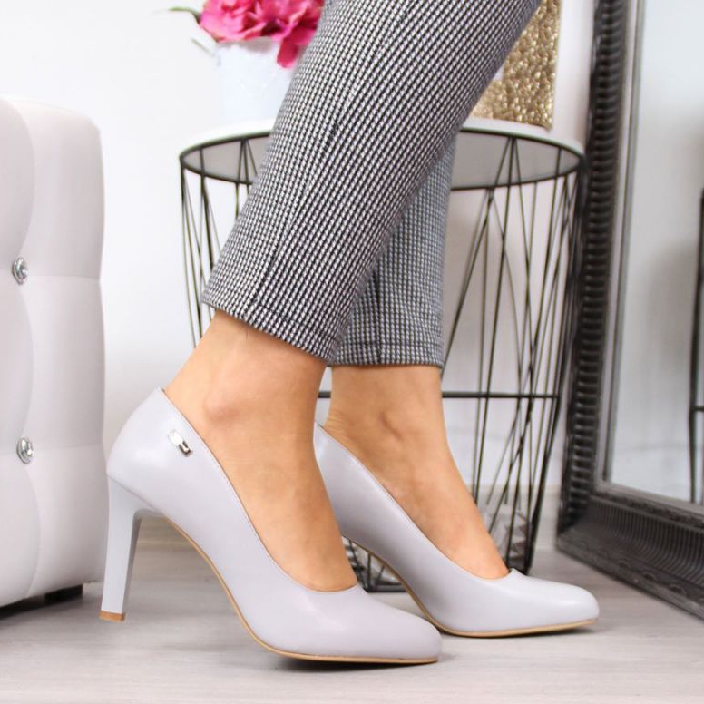 Escarpins sur le poteau Sergio Leone W SK3AD gris 2