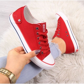 Big Star W DD274339 chaussures rouges blanc 1