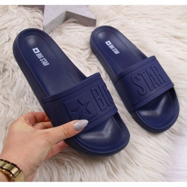 Chaussons de plage Big Star W DD274A269 bleu marine 1