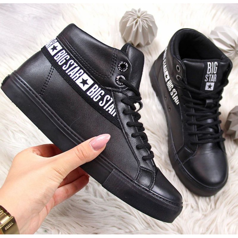 Baskets montantes Big Star W EE274355 noir 1