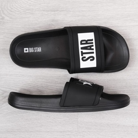 Pantoufles de plage en caoutchouc Big Star W DD274A266 noir le noir 2