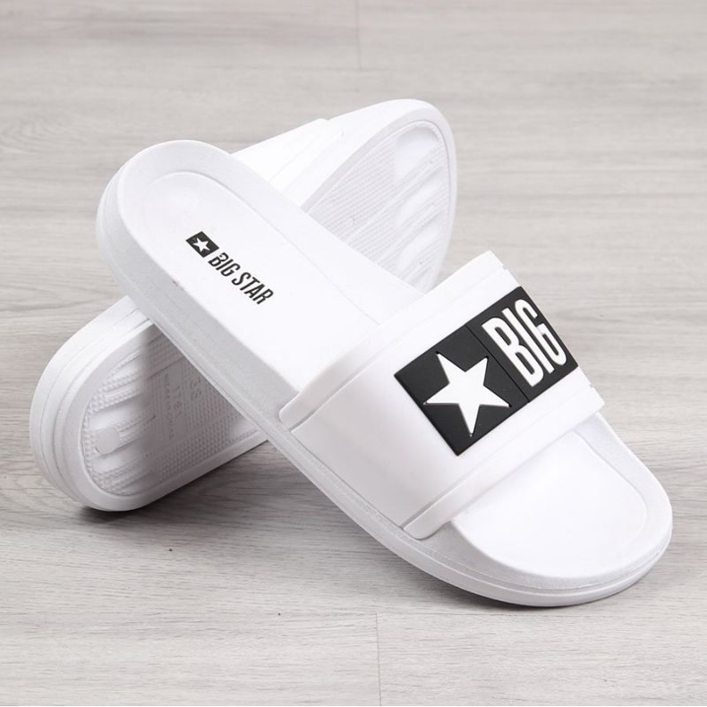 Chaussons de plage Big Star W DD274A264 blanc 1