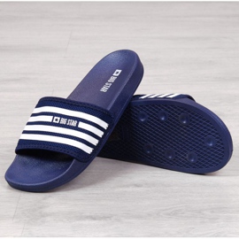 Chaussons de plage bleu marine Big Star W FF274A356 2 Chaussons de plage bleu marine Big Star W FF274A356 2