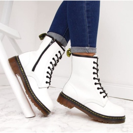 Bottes en cuir isolées Filippo W PAW77B blanc blanche jaune 6