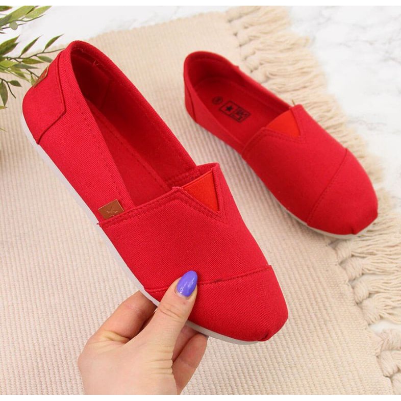 Sneakers slip on tomsy News W EVE275C rouge 1