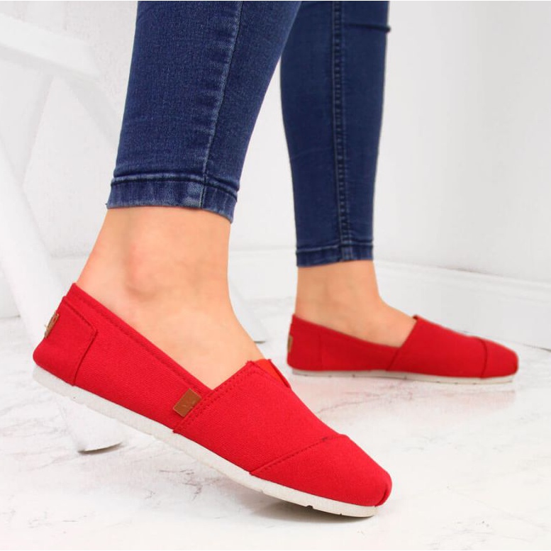 Sneakers slip on tomsy News W EVE275C rouge 2