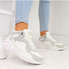 Baskets sur la plateforme Big Star W GG274643 blanc blanche 2