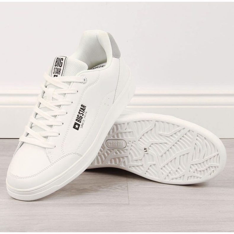 Chaussures de sport Big Star M II174170 blanches 1