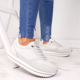 Chaussures sur la plate-forme Big Star W II274216 blanc 2