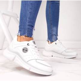 Chaussures de sport sur la plate-forme Big Star W II274314 blanc blanche 2