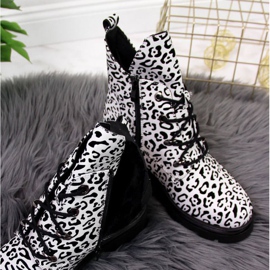 Bottines isolées Filippo W PAW284B blanc blanche le noir 4