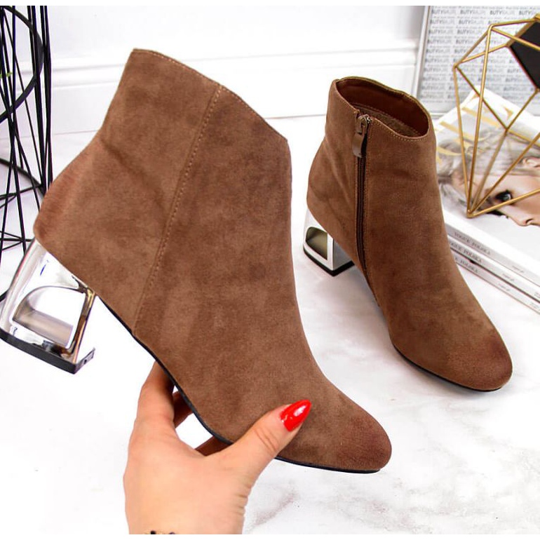 Boots à talon décoratif T.Sokolski W SCA144B marron brun 1