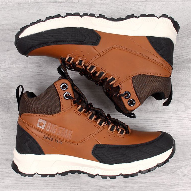 Chaussures de randonnée non isolées Big Star Jr II274453 camel blanc brun 1
