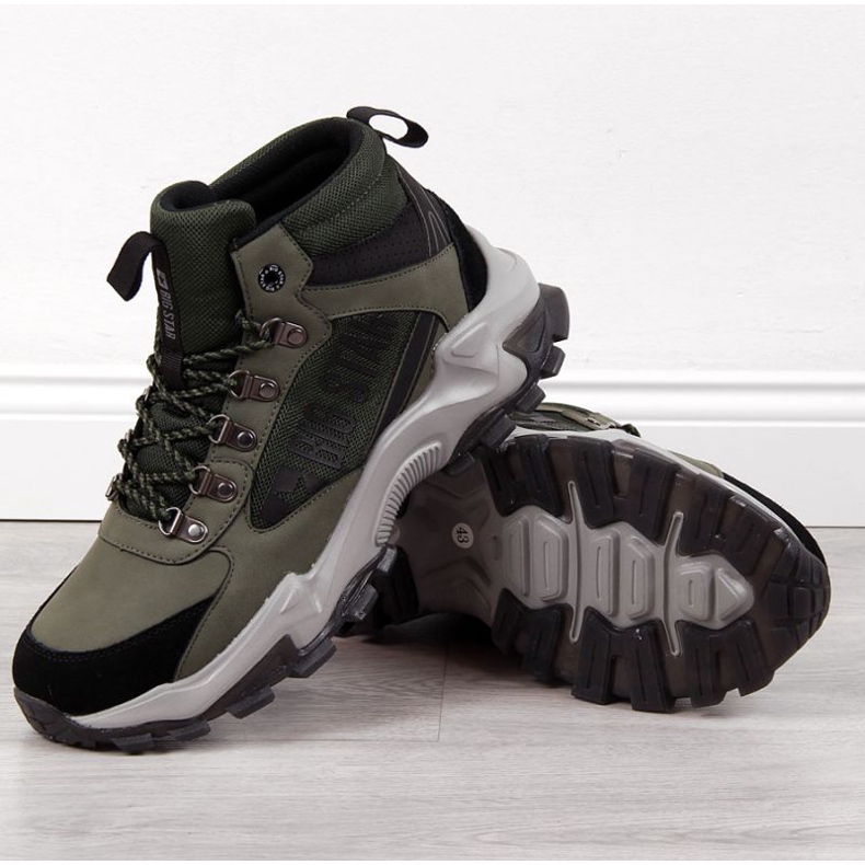 Bottines Big Star M INT1625A kaki vert 1