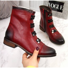 Bottines isolées Jezzi W JEZ260A rouge 1