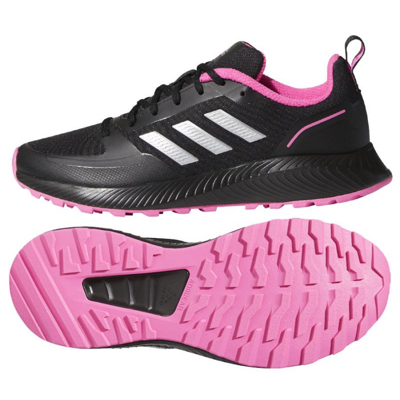 Chaussures de course Adidas Runfalcon 2.0 Tf W FZ3585 le noir rose 1