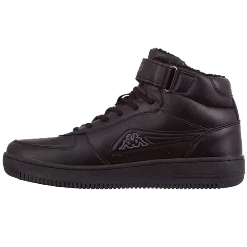 Chaussures Kappa Bash Mid Fur 242799 1111 le noir 1