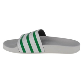 Adidas Originals Adilette M EG4946 blanche vert 1 Adidas Originals Adilette M EG4946 blanche vert 1